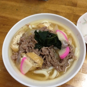 ぽかぽか！あんかけ肉うどん